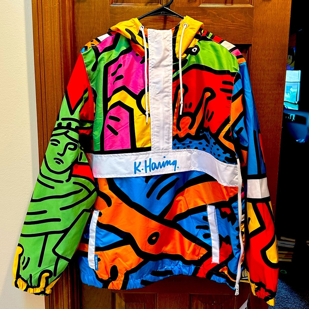 Keith Haring Members Only lightweight jacket (M) NWT